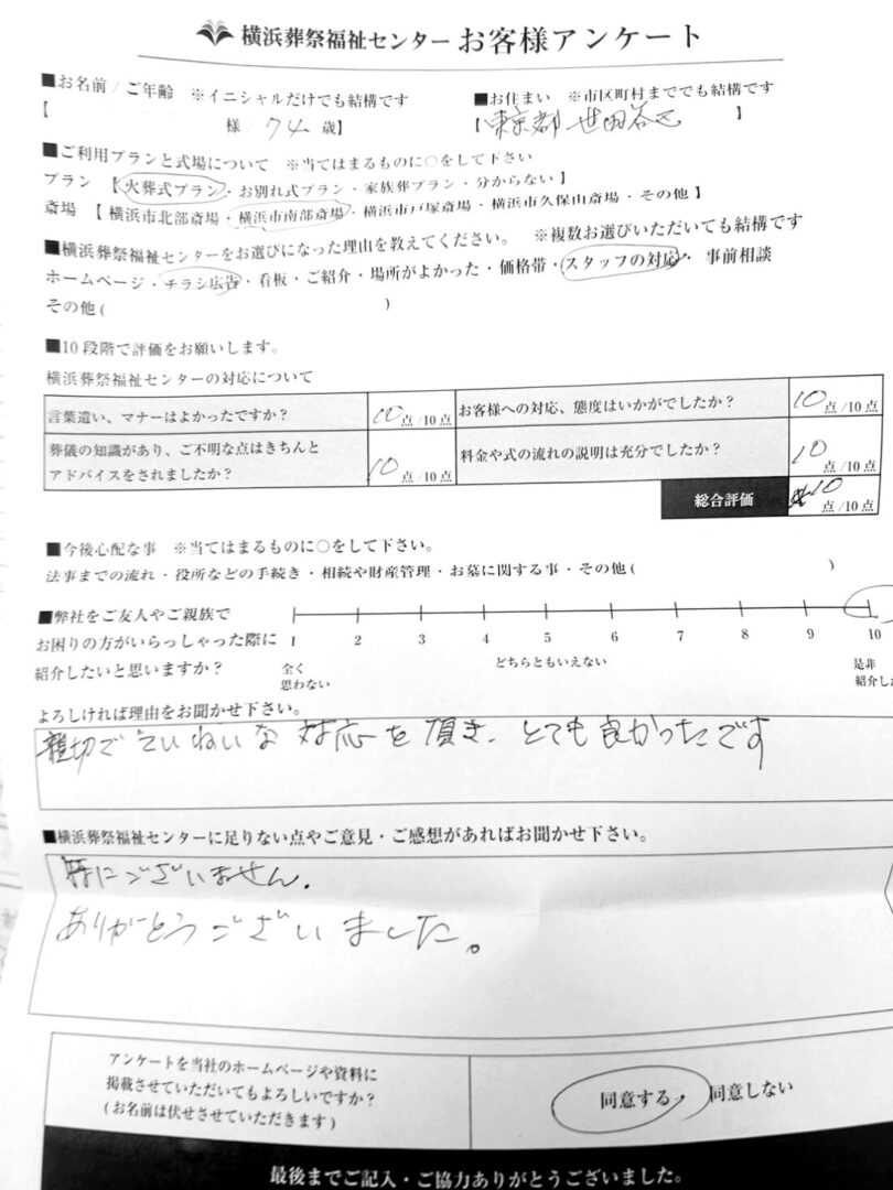 葬儀実績写真
